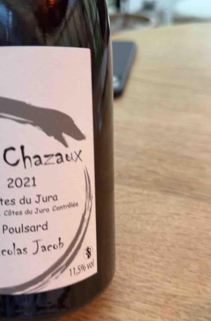 Les Chazaux Savagnin - Nicolas Jacob - Nicolas Jacob -2020