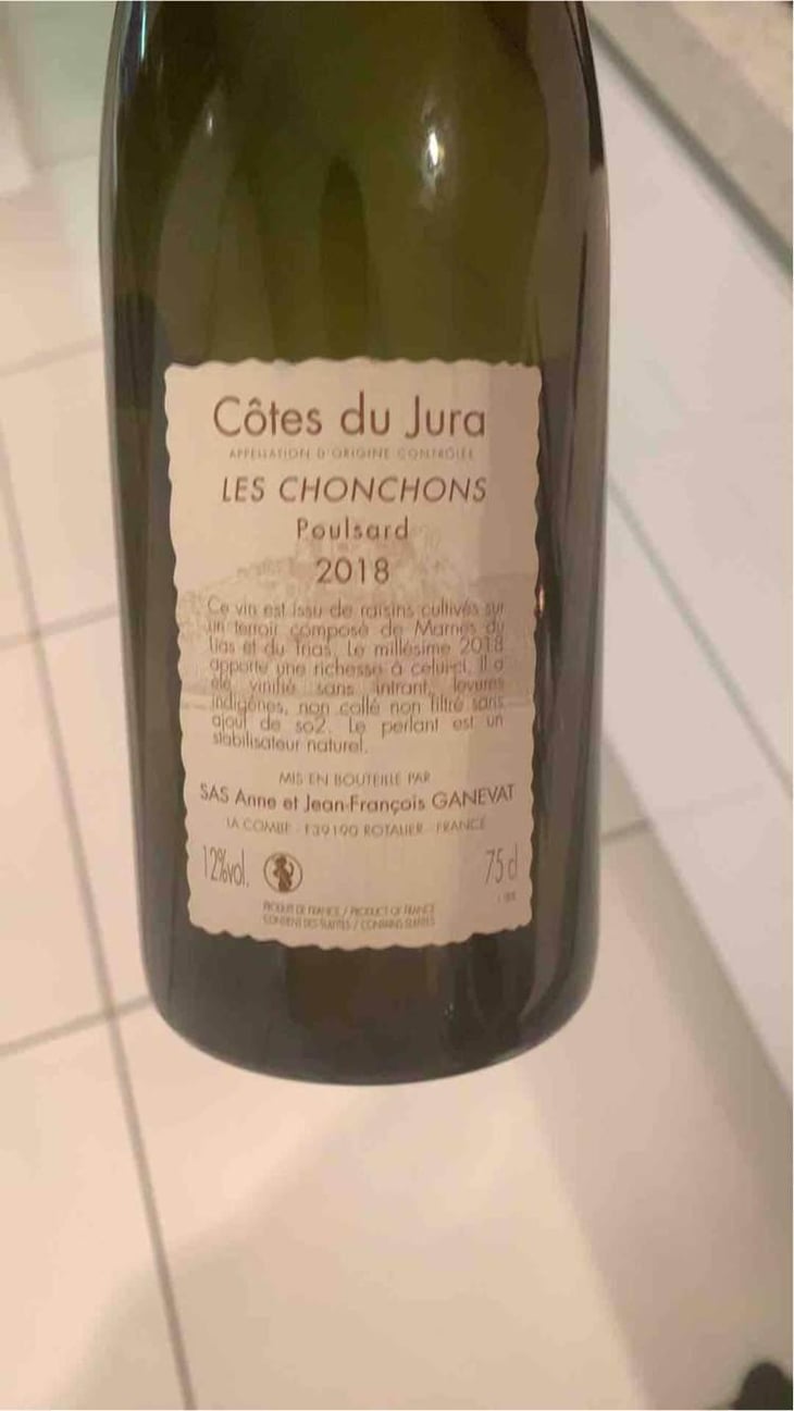Les Chonchons - Domaine Ganevat - Anne & Jean-François Ganevat 