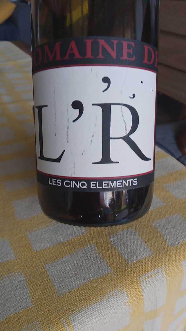 Les Cinq Eléments - Domaine de l'R - Frédéric Sigonneau 