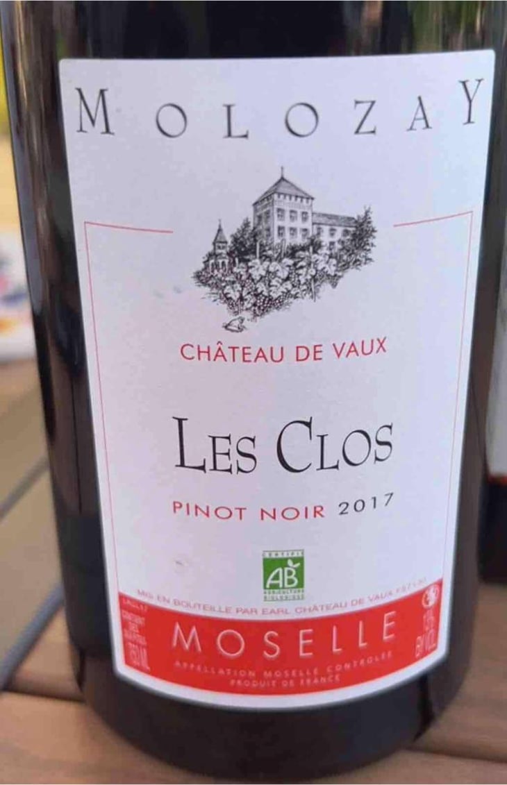 Les Clos - Château De Vaux - Anne-Geneviève & Norbert Molozay -2019