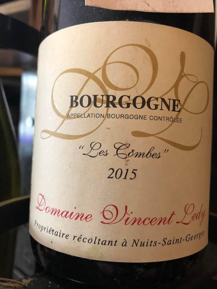 Les Combes - Vincent Ledy - Domaine Vincent Ledy -2015