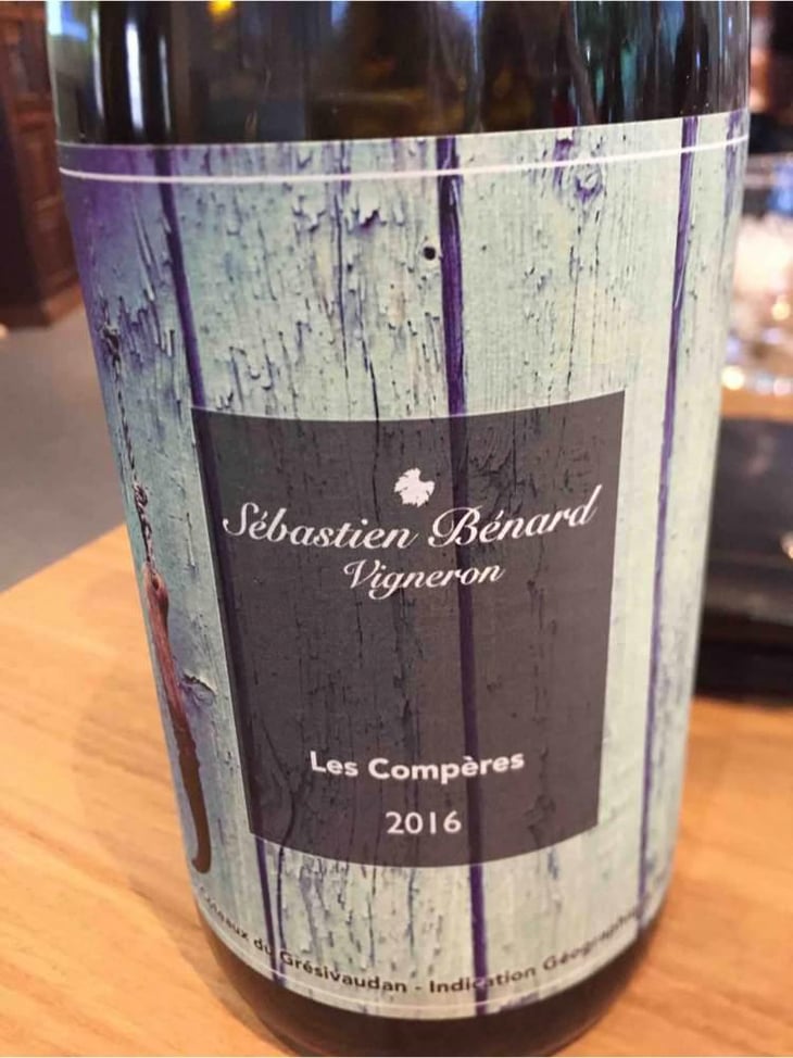 Les Compères - Domaine Les Alpins - Sébastien Bénard -2015