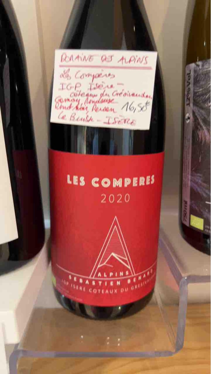 Les Compères - Domaine Les Alpins - Sébastien Bénard -2015