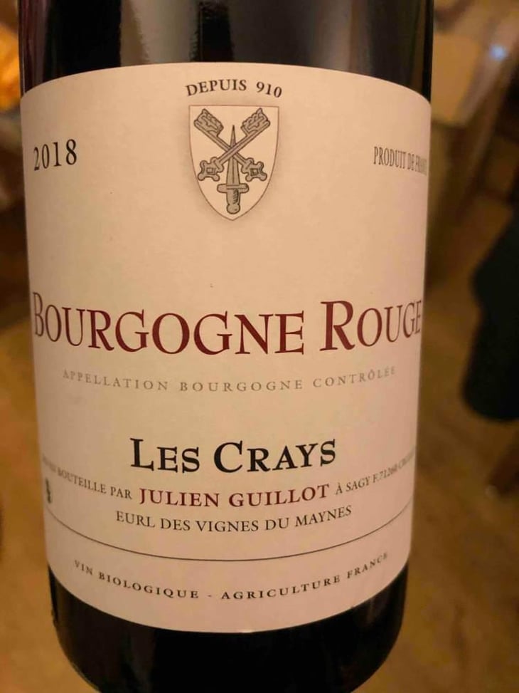 Les Crays - Clos des Vignes du Maynes - Julien Guillot 