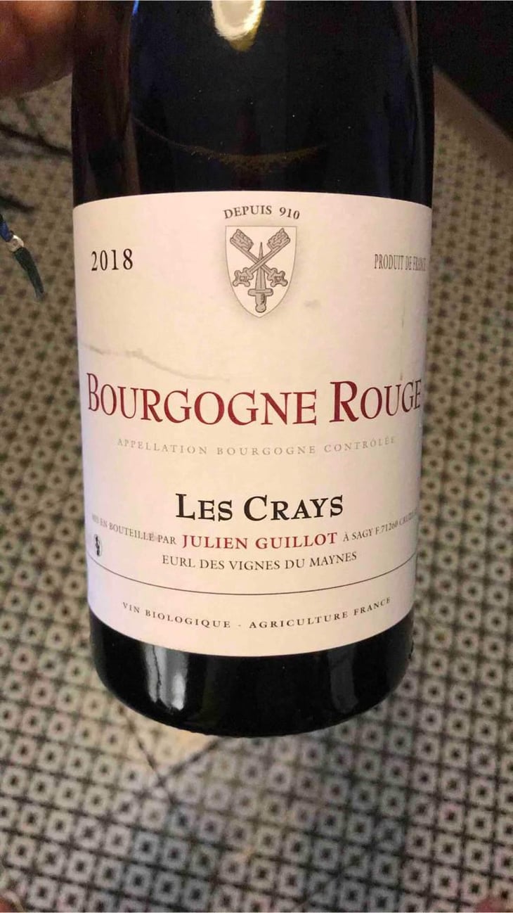 Les Crays - Clos des Vignes du Maynes - Julien Guillot 