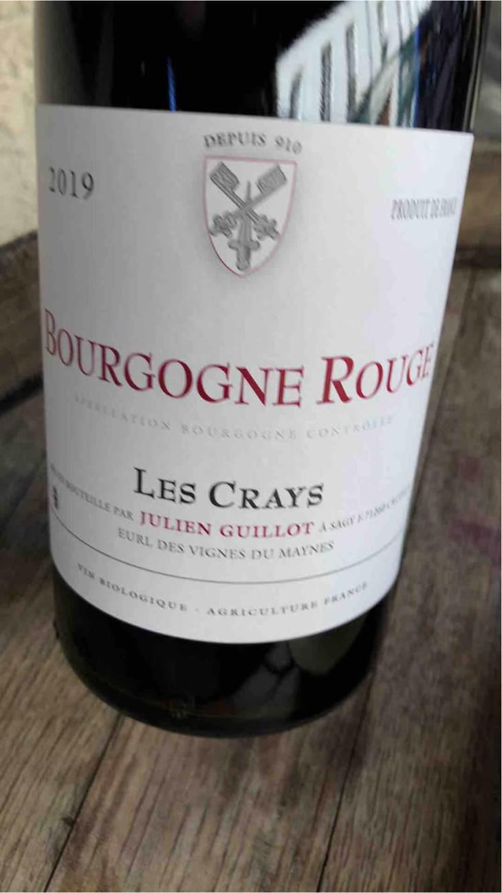 Les Crays - Clos des Vignes du Maynes - Julien Guillot 