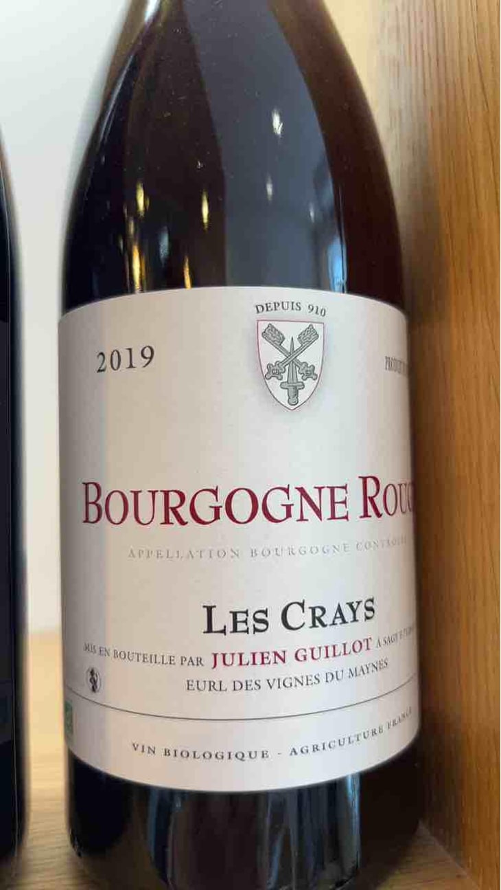 Les Crays - Clos des Vignes du Maynes - Julien Guillot 