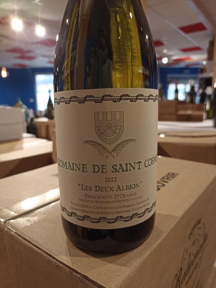Les Deux Albion blanc - Château de Saint-Cosme - Louis Barruol -2022