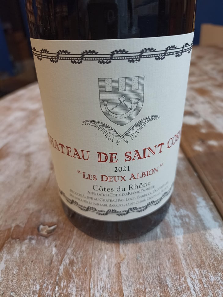 Les Deux Albion rouge - Château de Saint-Cosme - Louis Barruol -2021