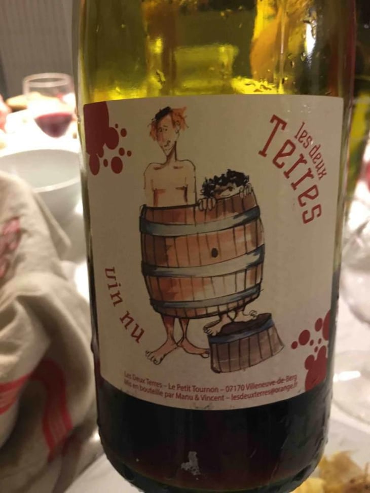 Vin Nu Rouge - Les Deux Terres - Vincent Fargier & Emmanuel Cunin -2022