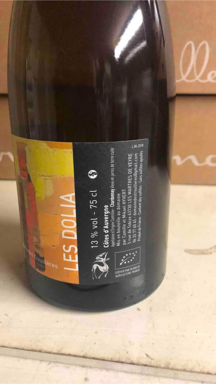 Les Dolia - Domaine Des Trouillères - Camille & Mikael Hyvert 