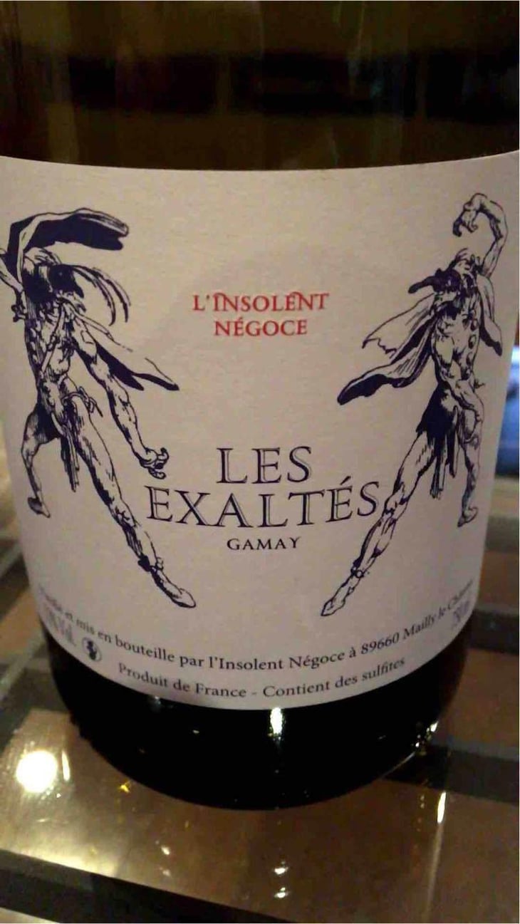 Les Exaltés - Chai L'insolent - François Ecot 