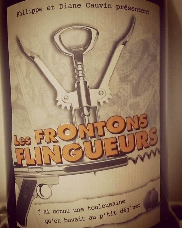 Les Frontons Flingeurs - Château La Colombière - Diane & Philippe Cauvin 