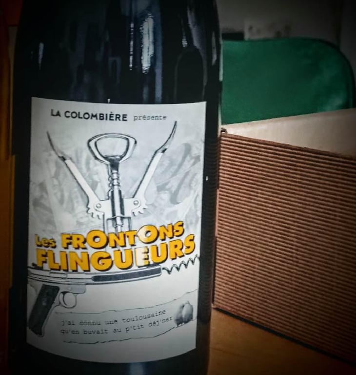 Les Frontons Flingeurs - Château La Colombière - Diane & Philippe Cauvin 