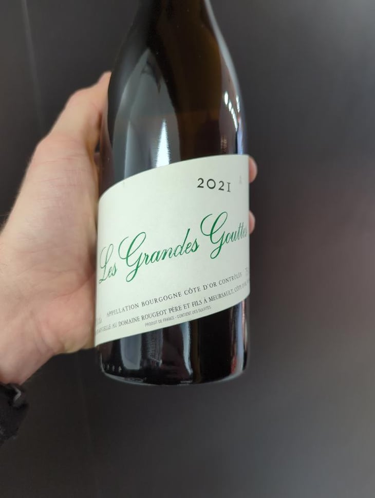 Les grandes gouttes - Domaine Rougeot Père et Fils - Pierre-Henri & Marc Rougeot -2021
