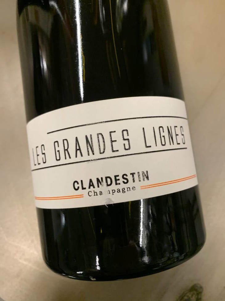 Les Grandes Lignes - Champagne Clandestin - Benoît Doussot 