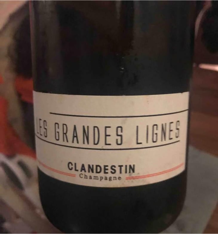 Les Grandes Lignes - Champagne Clandestin - Benoît Doussot 