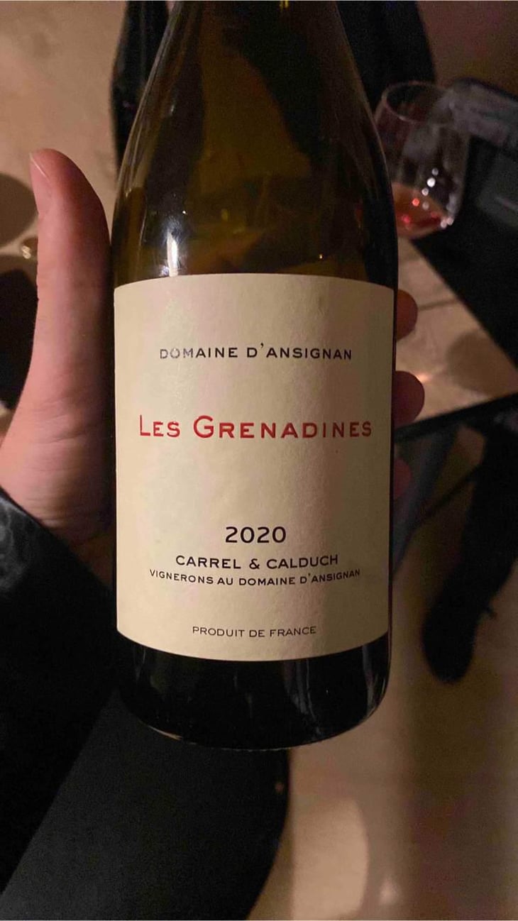 Les grenadines - Domaine D’Ansignan - Jeff Carrel & Sébastien Calduch 