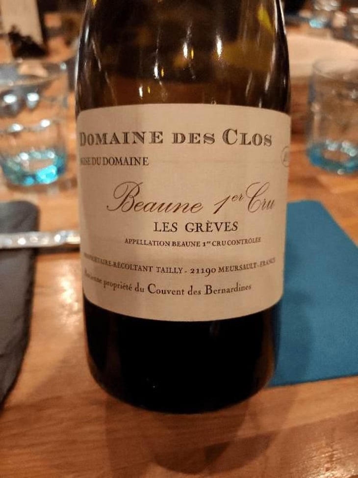 Les Greves - Domaine Des Clos - Couvent Des Bernadines 