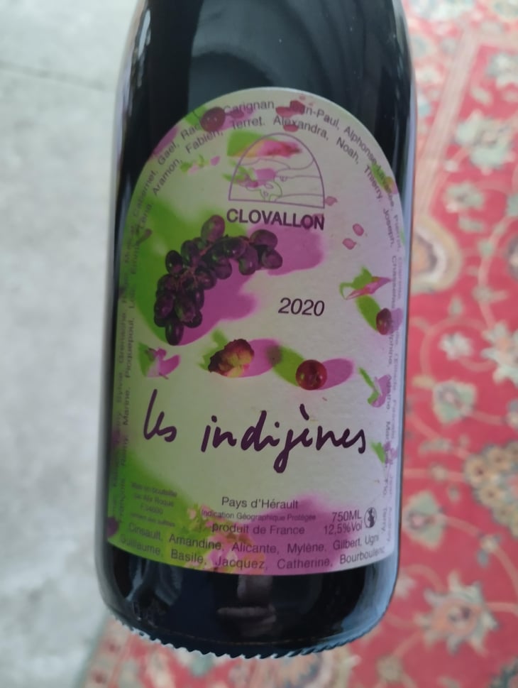 Les Indigènes - Domaine de Clovallon - Alix Roque 