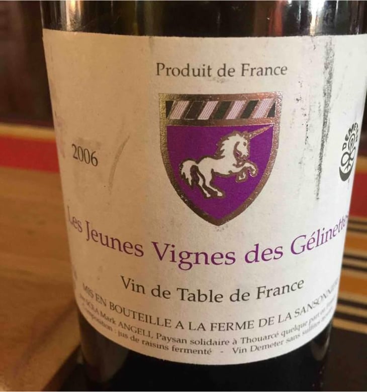 Les Jeunes Vignes des Gélinettes - La Ferme de la Sansonnière - Mark & Martial Angeli et Bruno Ciofi 