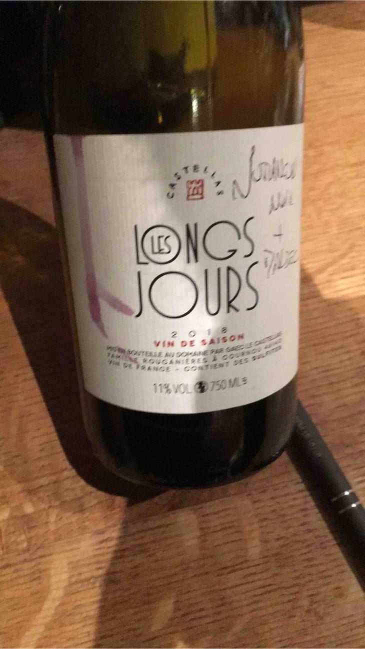 Les Longs Jours - Domaine Du Castellas - Mathieu & Gilles Roucanieres -2019