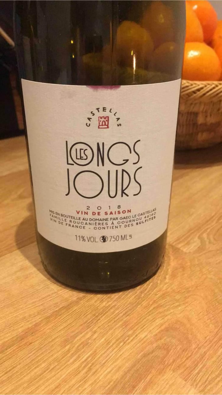Les Longs Jours - Domaine Du Castellas - Mathieu & Gilles Roucanieres -2019