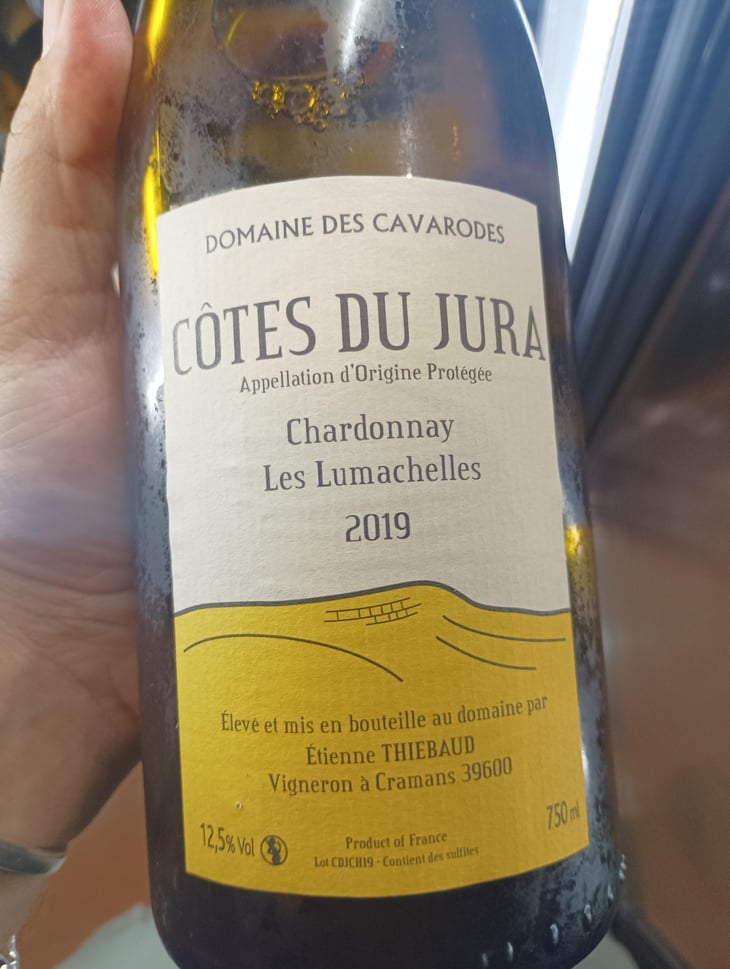 Chardonnay Les Lumachelles - Domaine des Cavarodes - Etienne Thiebaud 