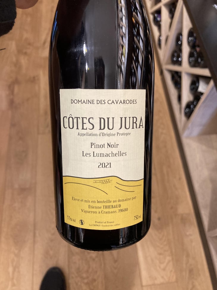 Chardonnay Les Lumachelles - Domaine des Cavarodes - Etienne Thiebaud 
