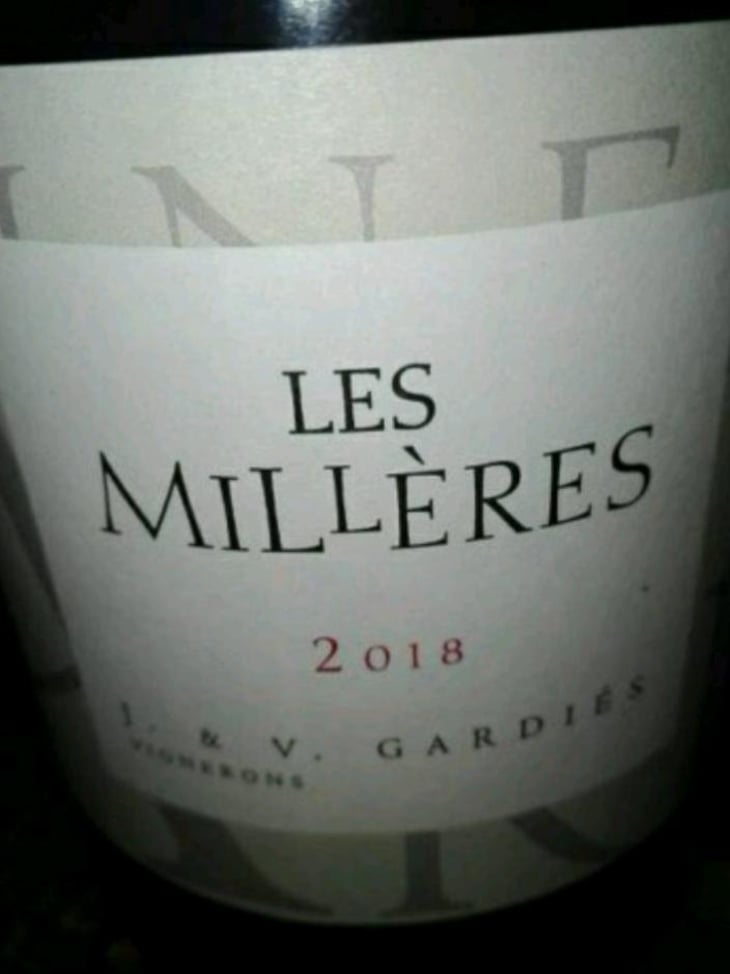 Les Millères - Domaine Gardiés - Jean & Victor Gardiés -2018