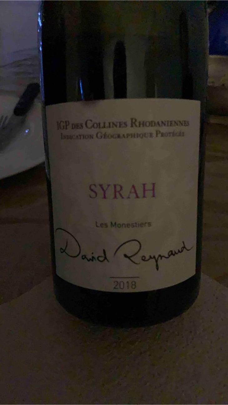 Les Monestiers - Syrah - Domaine Les Bruyères - David & Carine Reynaud 