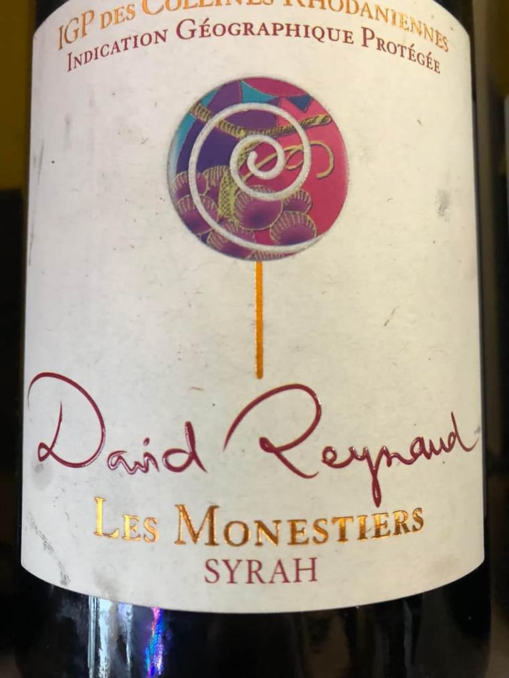 Les Monestiers - Syrah - Domaine Les Bruyères - David & Carine Reynaud 