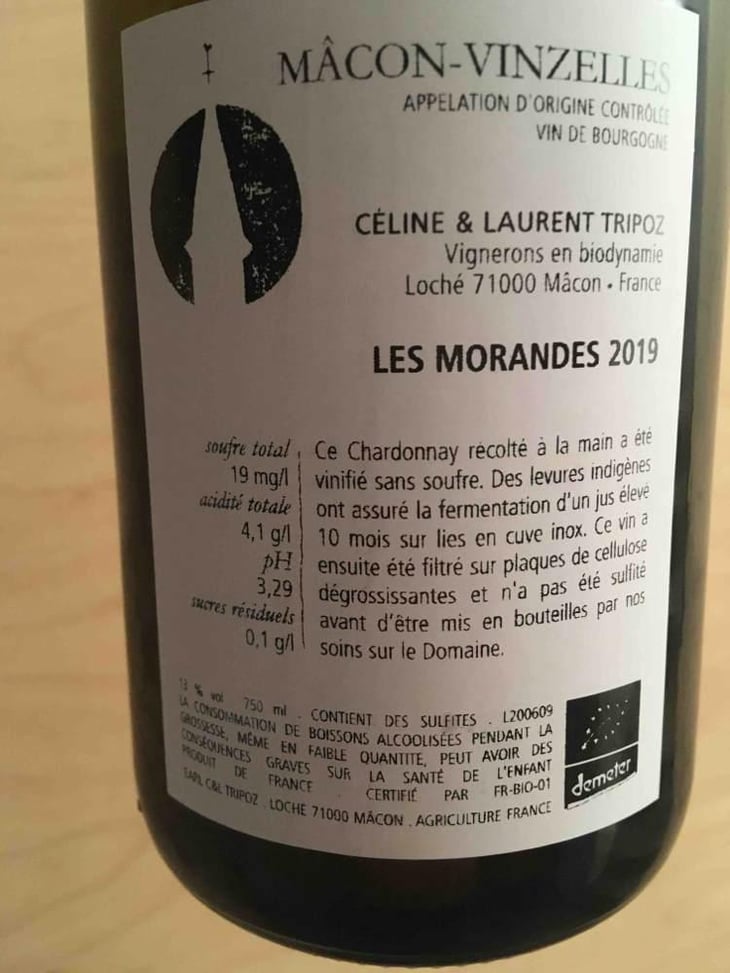 Les Morandes - Domaine Tripoz - Céline & Laurent Tripoz 