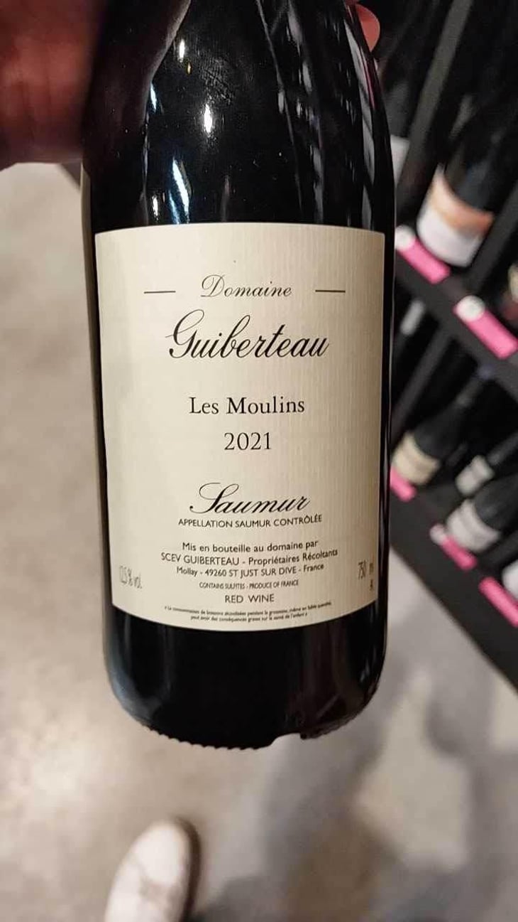 Les Moulins Saumur Rouge - Domaine Guiberteau - Romain Guiberteau 