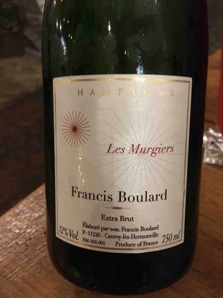 Les Murgiers Extra Brut - Francis Boulard & Fille - Francis Boulard & Delphine Richard 