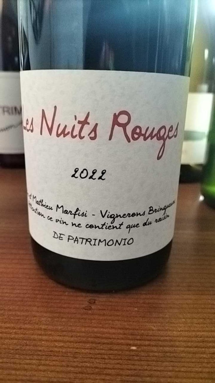Les Nuits Rouges - Clos Marfisi - Julie & Mathieu Marfisi 