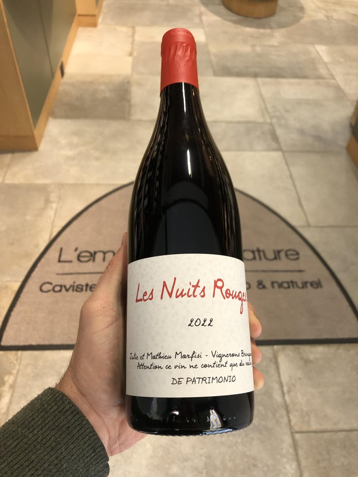 Les Nuits Rouges - Clos Marfisi - Julie & Mathieu Marfisi 
