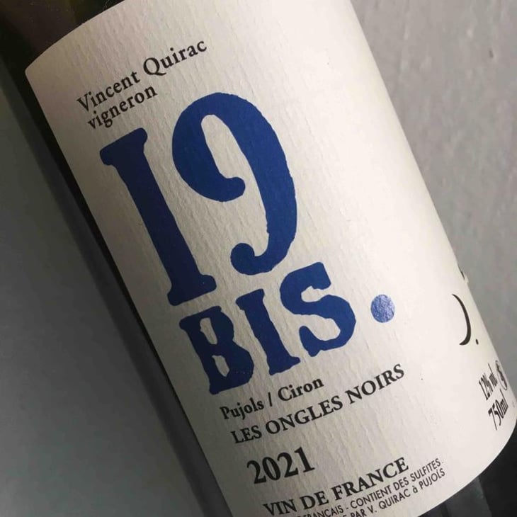 Les Ongles Noirs - Clos 19 Bis - Vincent Quirac -2021