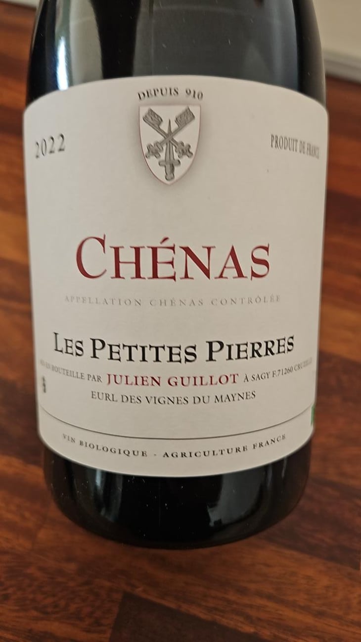 Les Petites Pierres-Gandelins - Clos des Vignes du Maynes - Julien Guillot -2018