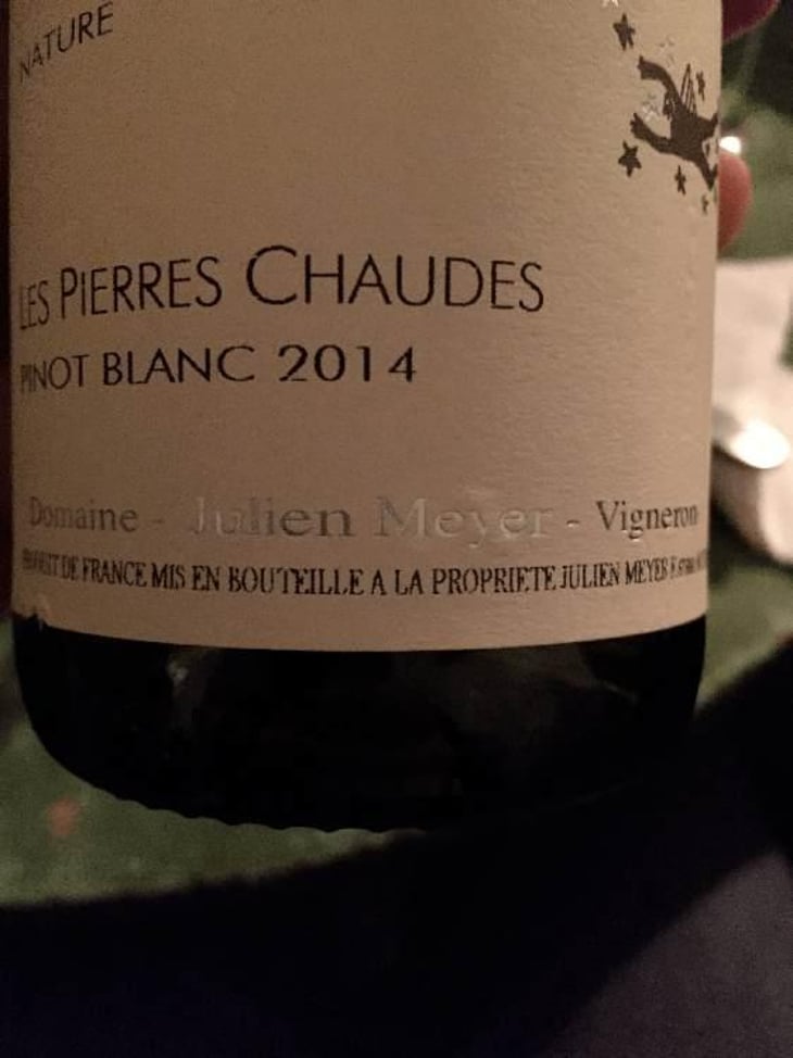 Les Pierres Chaudes Pinot Blanc - Domaine Julien Meyer - Patrick Meyer 