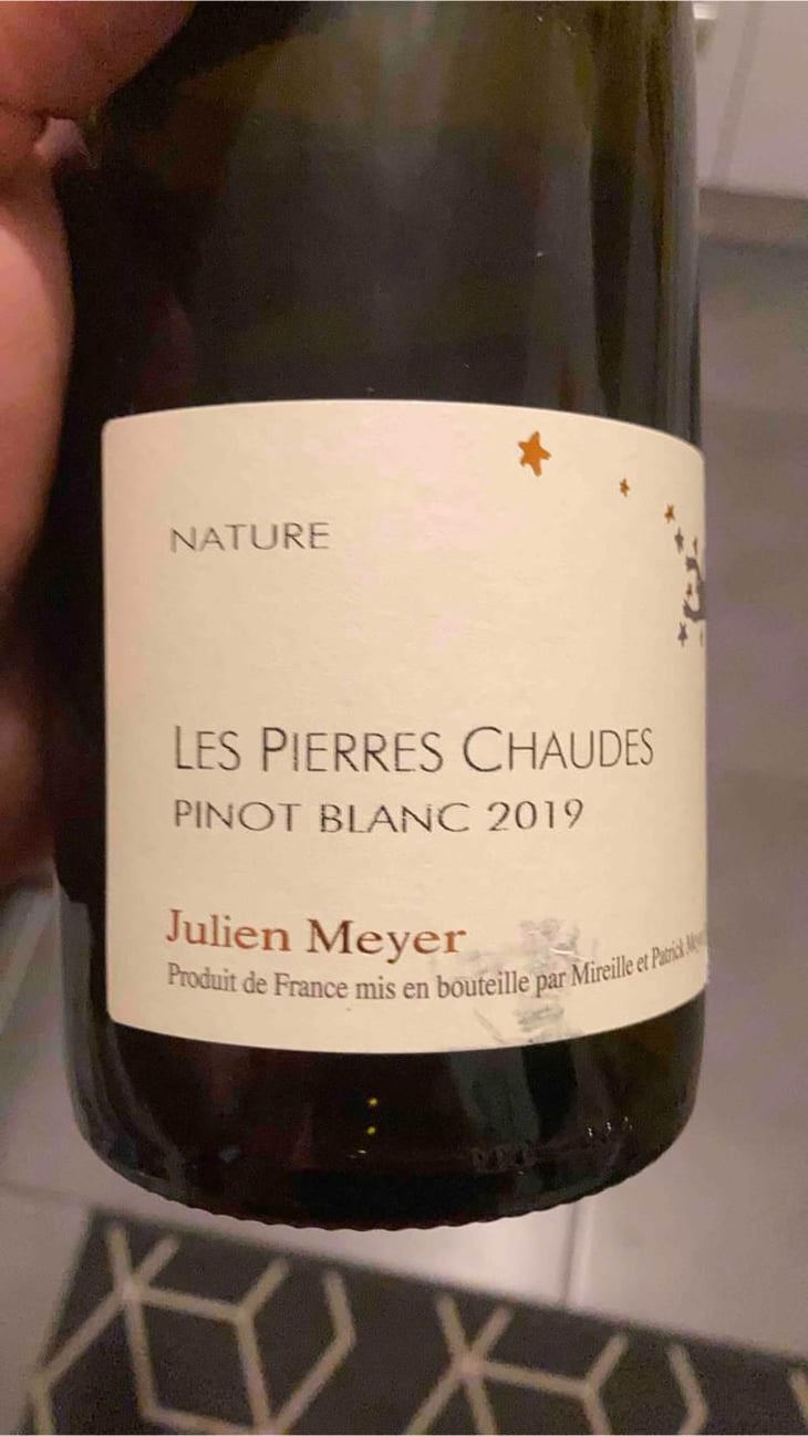 Les Pierres Chaudes Pinot Blanc - Domaine Julien Meyer - Patrick Meyer 