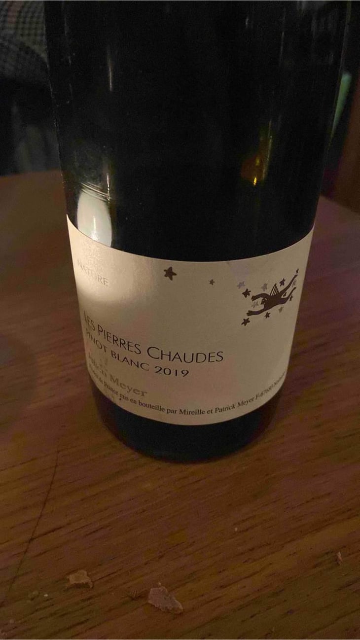Les Pierres Chaudes Pinot Blanc - Domaine Julien Meyer - Patrick Meyer 