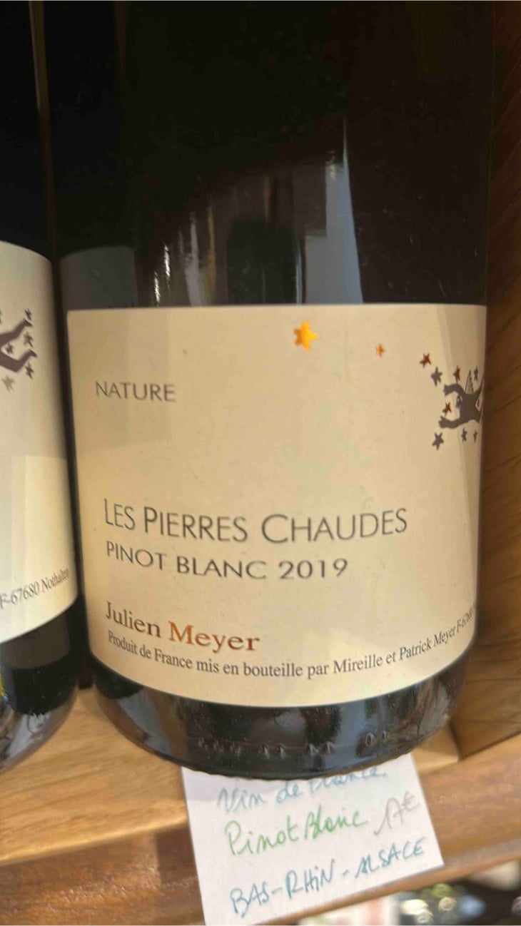 Les Pierres Chaudes Pinot Blanc - Domaine Julien Meyer - Patrick Meyer 