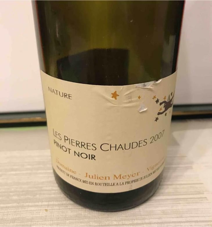 Les Pierres Chaudes Pinot Noir - Domaine Julien Meyer - Patrick Meyer 