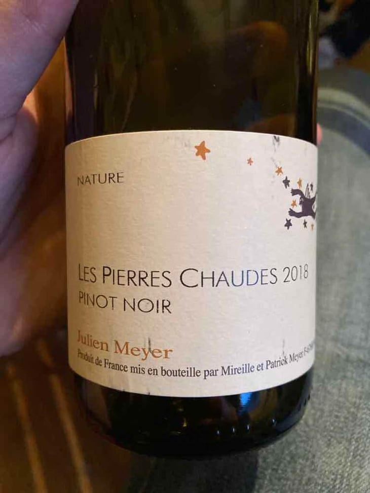 Les Pierres Chaudes Pinot Noir - Domaine Julien Meyer - Patrick Meyer 