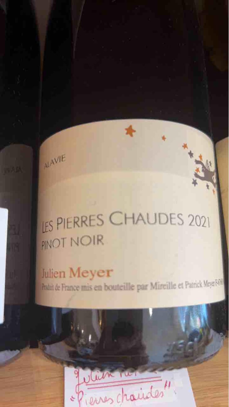 Les Pierres Chaudes Pinot Noir - Domaine Julien Meyer - Patrick Meyer 
