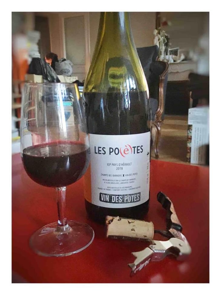 Les Po(è)tes X Champ Des Barbiers - Vin des Potes - Basile Passe 