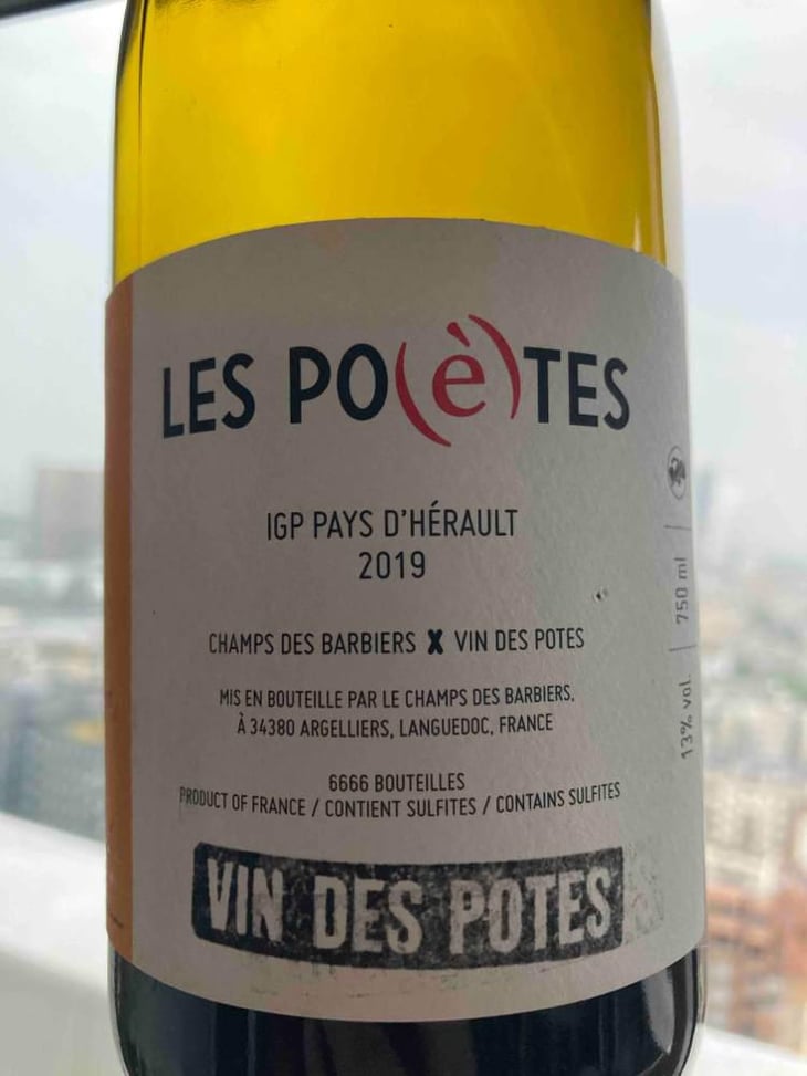 Les Po(è)tes X Champ Des Barbiers - Vin des Potes - Basile Passe 