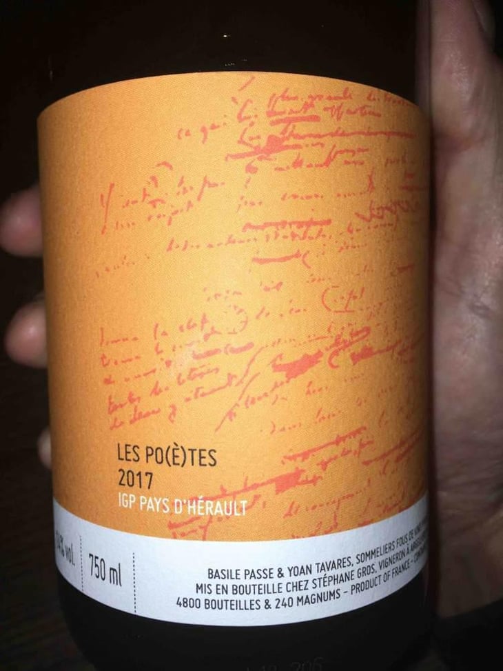 Les Po(è)tes X Champ Des Barbiers - Vin des Potes - Basile Passe 