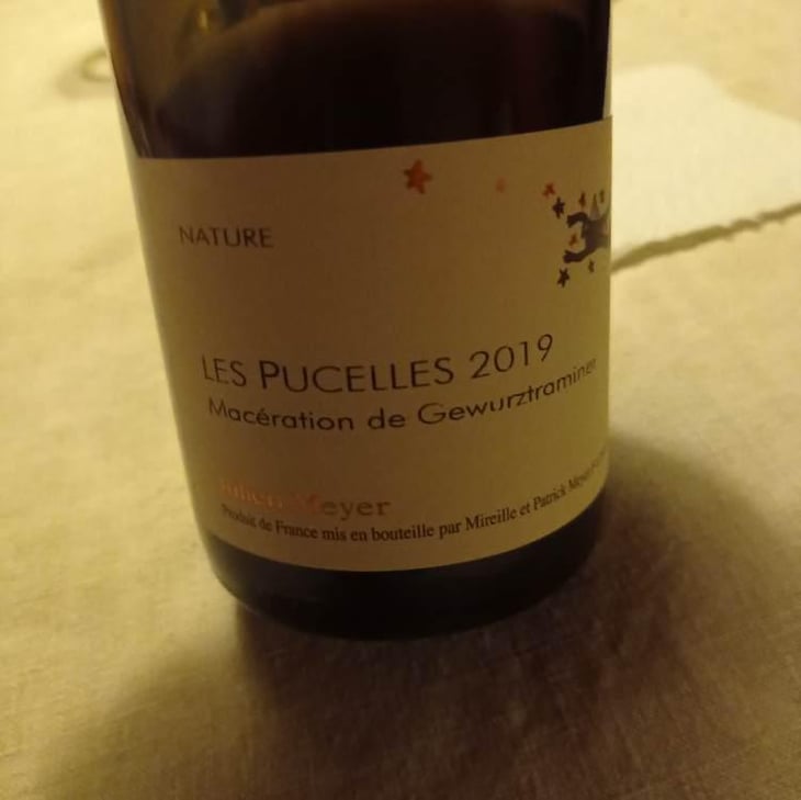 Les Pucelles Macération de Gewürztraminer - Domaine Julien Meyer - Patrick Meyer -2019